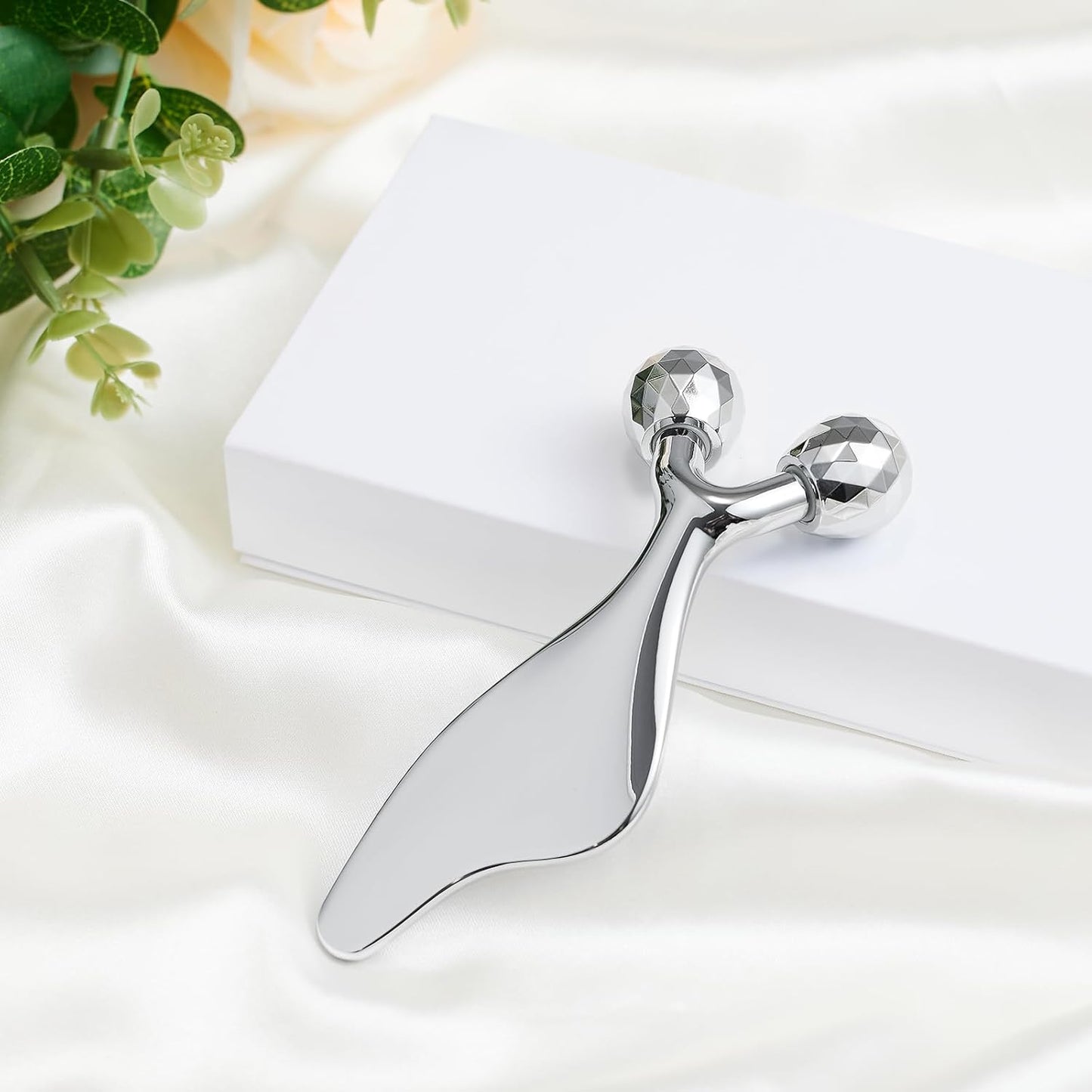 3D Facial Roller & Gua Sha Set for Skin Tightening